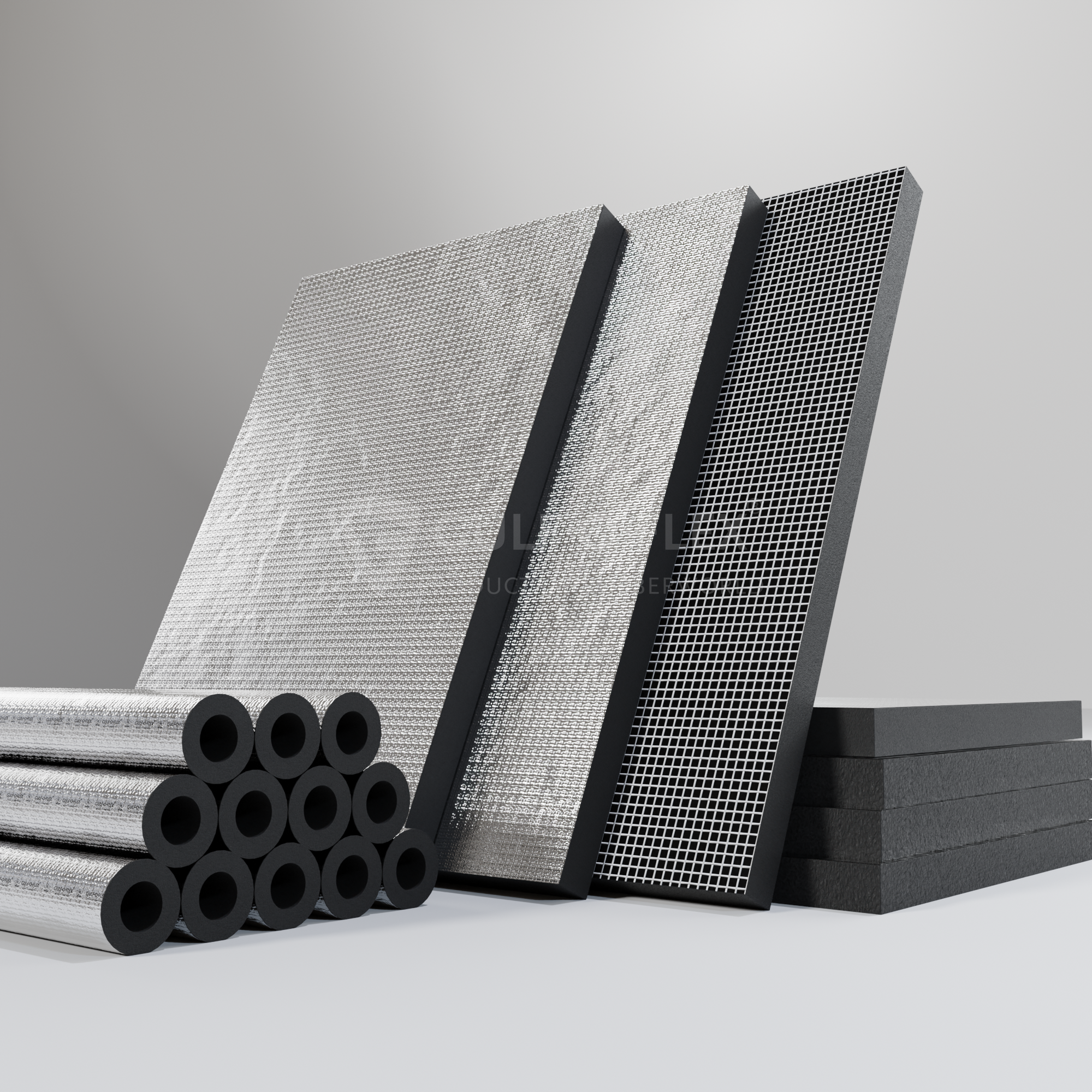 Aluglass pipe insulation